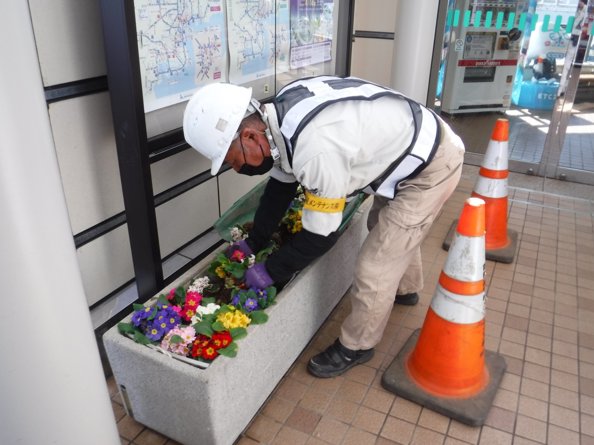 写真：アロマオイル管理